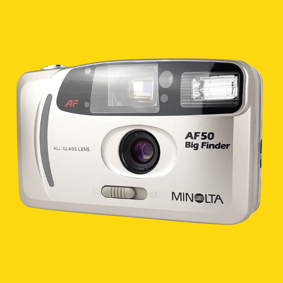 Minolta AF50 Big Finder 35mm Film Camera Point and Shoot