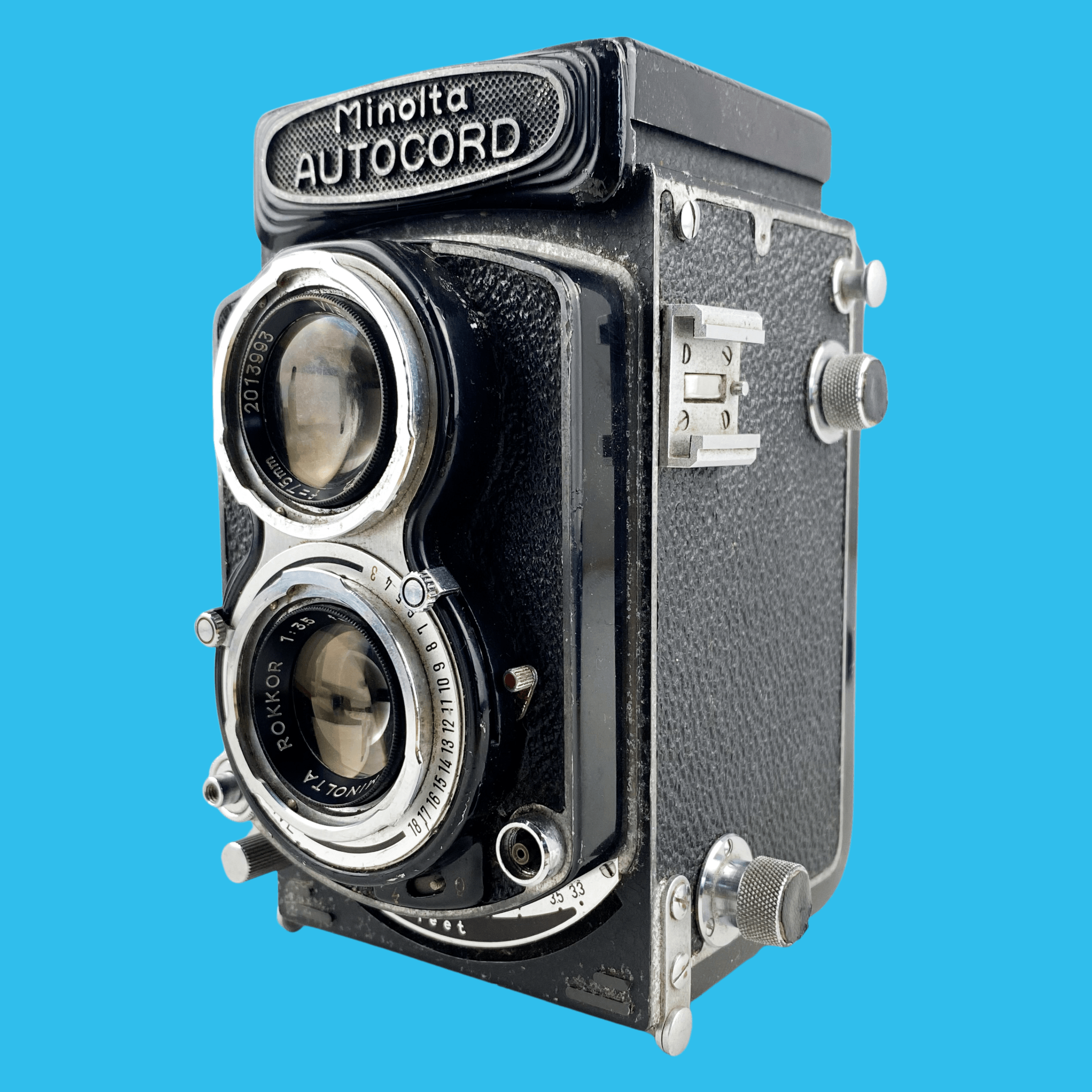 ミノルタ Minolta AUTOCORD オートコードIII型 Medium 完動品 二眼里程