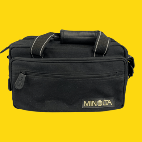 Minolta Large Black SLR Camera Bag