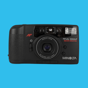 Minolta Riva Zoom 100AF 35mm Film Camera Point and Shoot