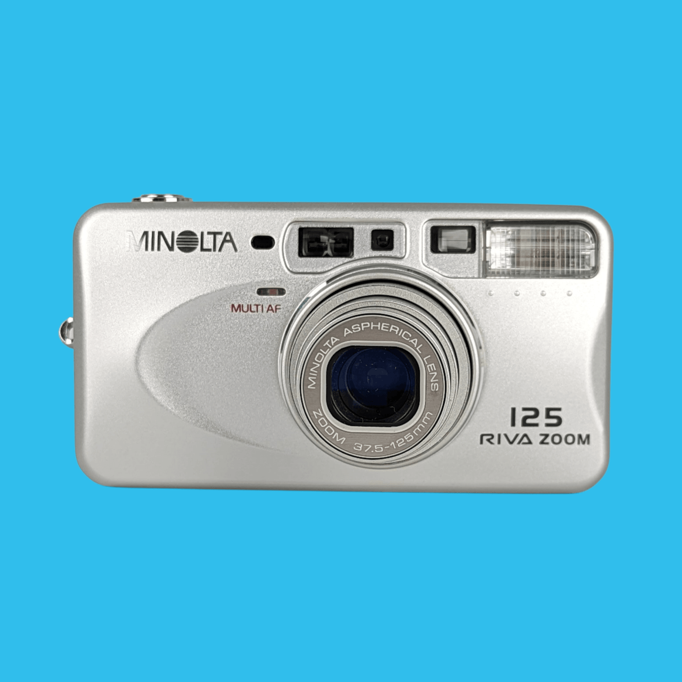 Minolta Riva Zoom 125 35mm Film Camera Point and Shoot