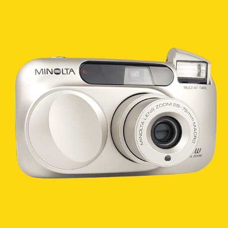 Minolta Riva Zoom 75W 35mm Film Camera Point and Shoot