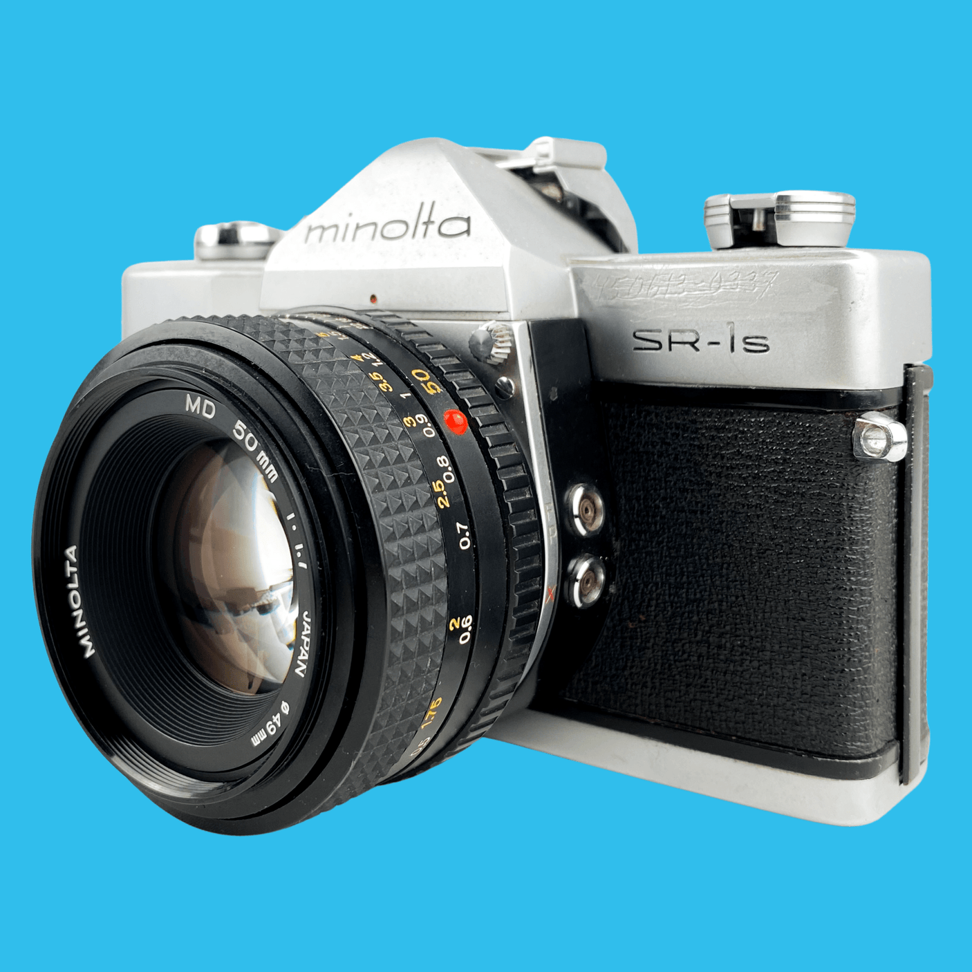 Minolta SR-1s SLR 35mm Film Camera with lens