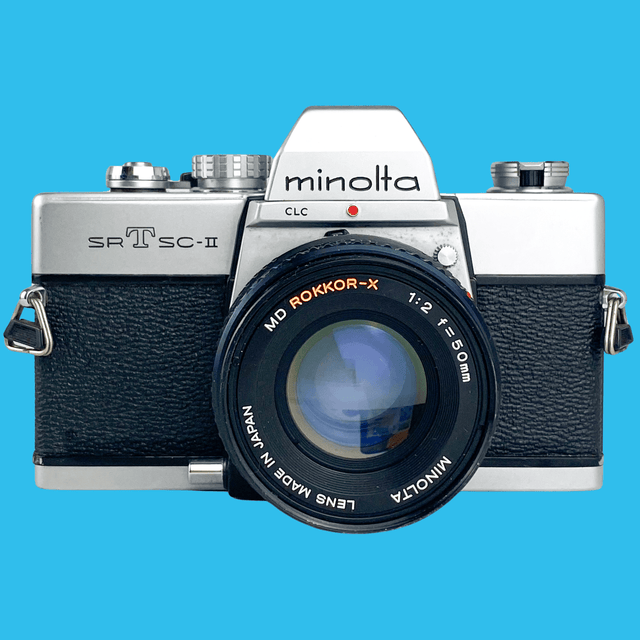 Minolta SRT SC-II SLR 35mm Film Camera with 50mm lens