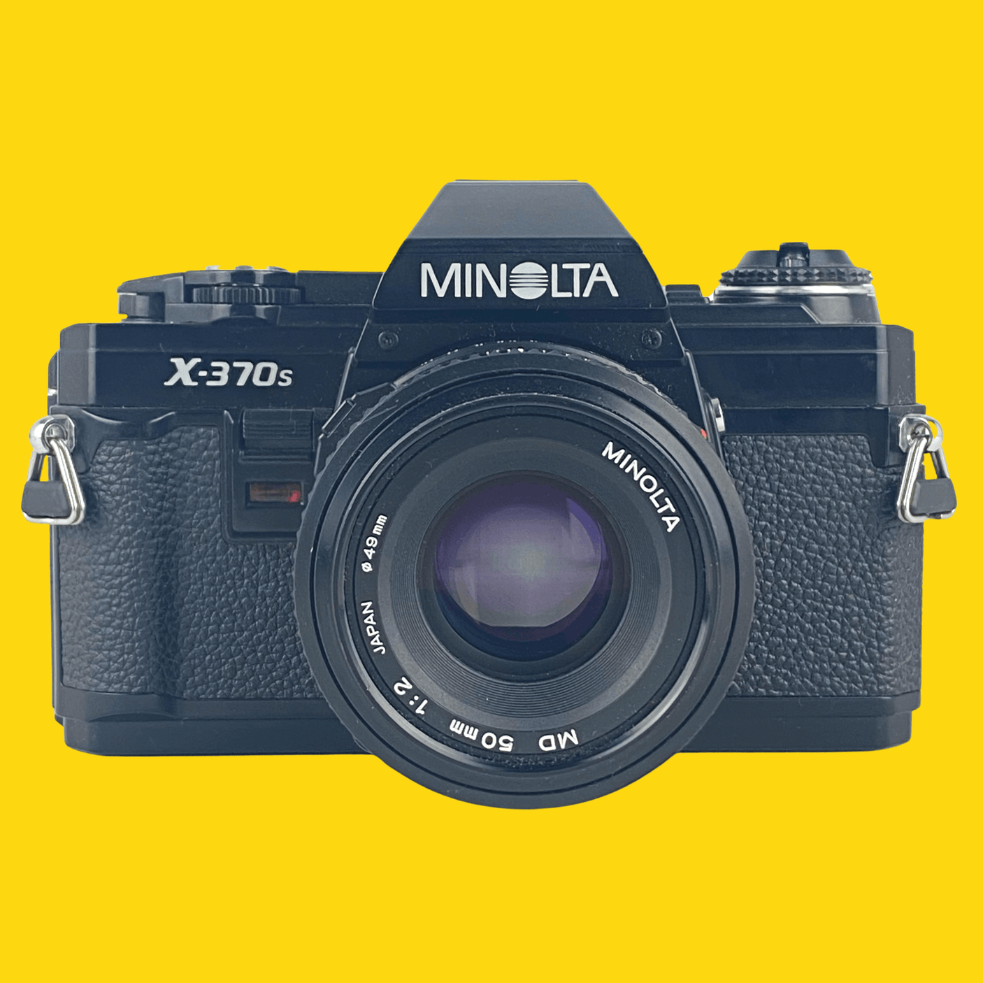 Minolta X-370s 35mm SLR Film Camera w/ Prime Lens
