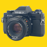 Minolta X-370S SLR Film Camera With Minolta 50mm F1.2 Lens.