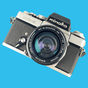 Minolta XE-5 SLR 35mm Film Camera with 28mm lens