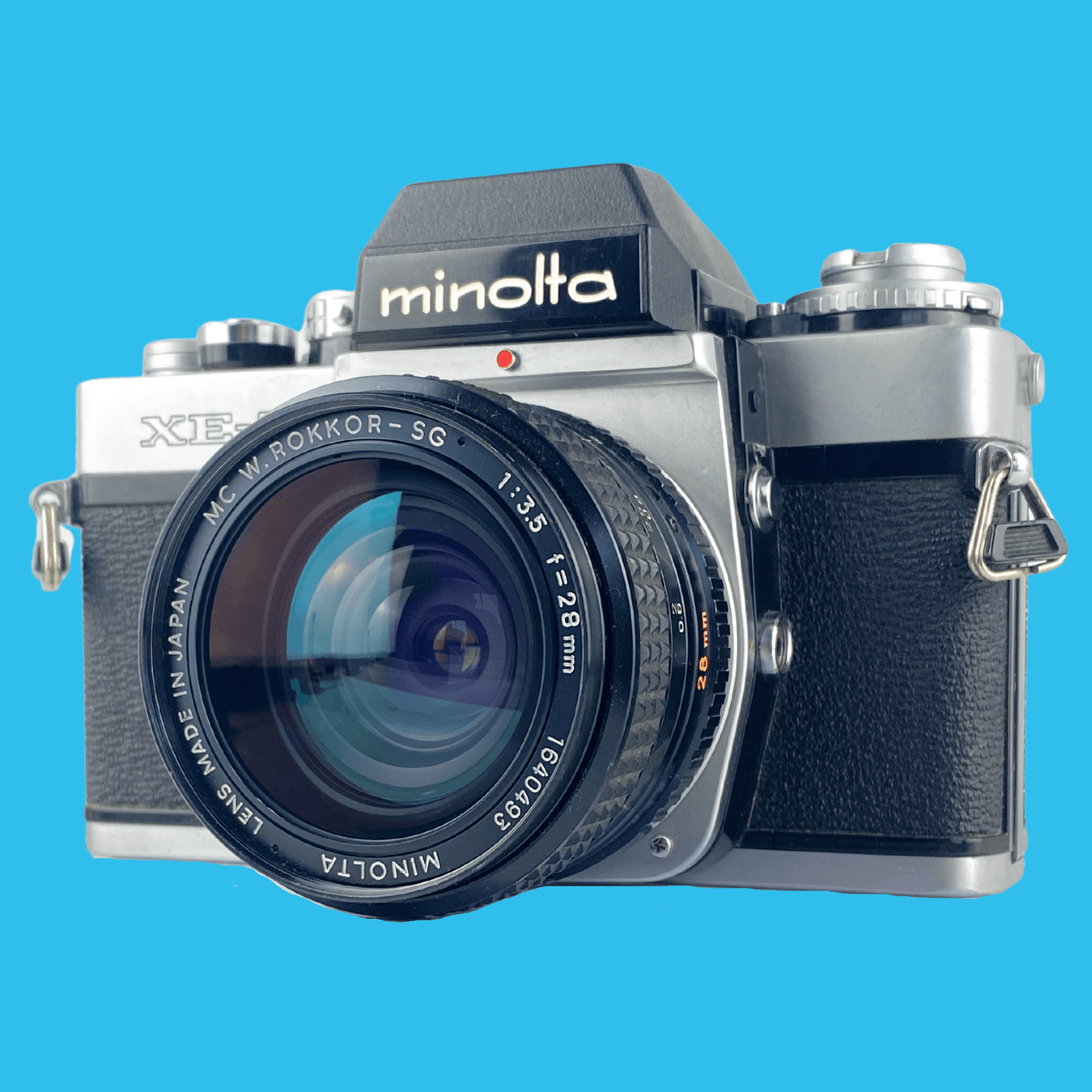 MINOLTA フィルムカメラ XE レンズセット フラッシュ付き - フィルムカメラ