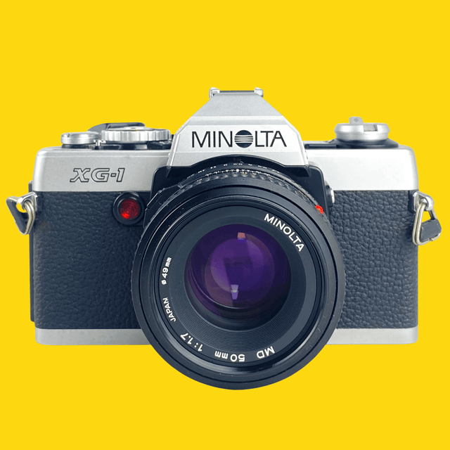 Minolta XG-1 SLR 35mm Film Camera with 50mm lens
