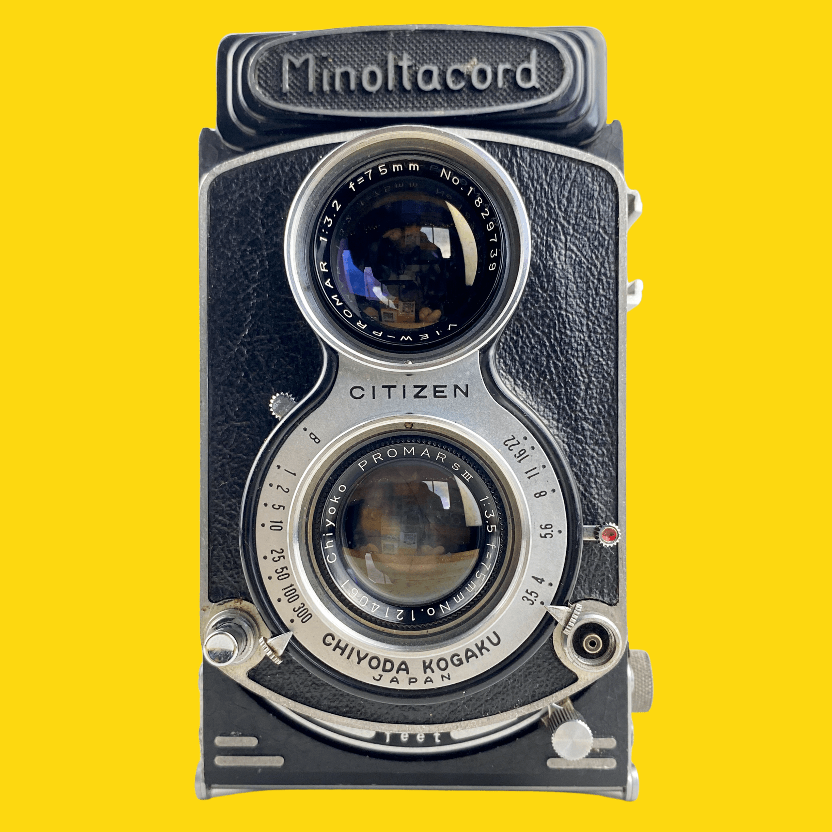 正規品HOTMinolta AUTOCORD / 75mm F3.5 二眼レフフィルムカメラ インスタントカメラ