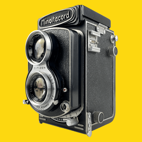 Minoltacord With 75mm F3.5 Lens. TLR 6X6 Medium format Film Camera.