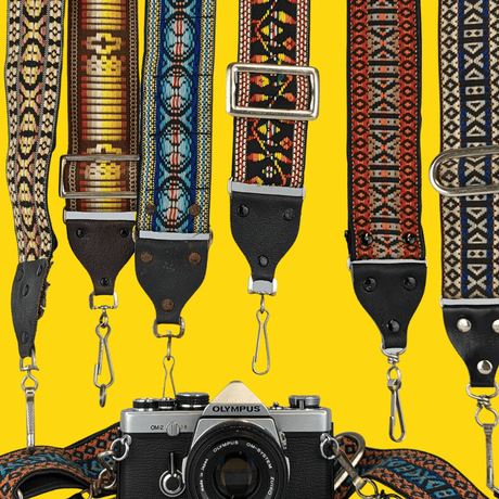 Mystery Aztec Vintage Camera Straps