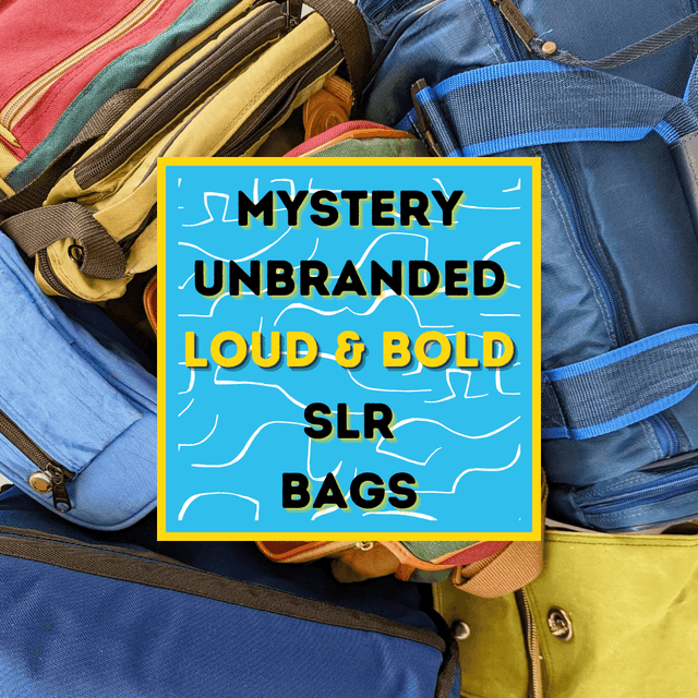 Mystery Unbranded Loud and Bold SLR Vintage Camera Bag