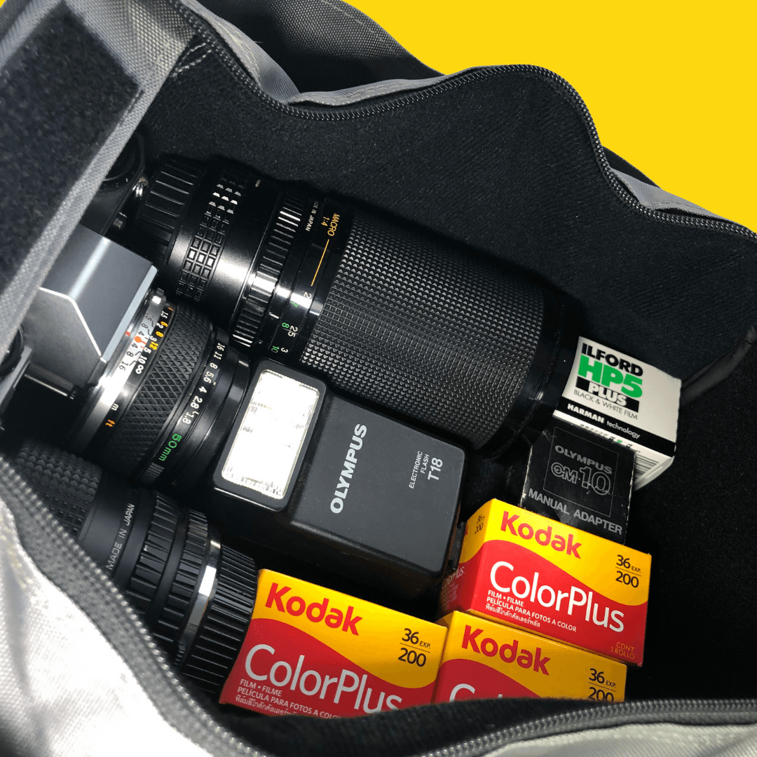 Mystery Unbranded Minimalist SLR Vintage Camera Bag Film Camera Store