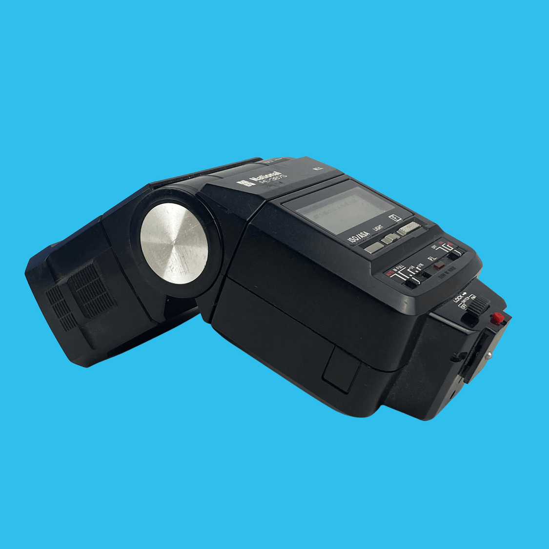 National PE-387S TTL External Flash Unit. – Film Camera Store