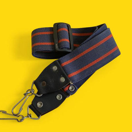 Navy Blue & Red SLR Camera Strap