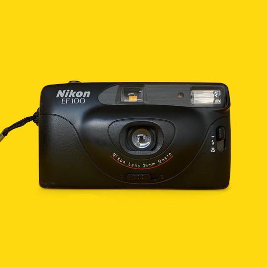 Nikon EF 100 35mm Film Camera Point and Shoot