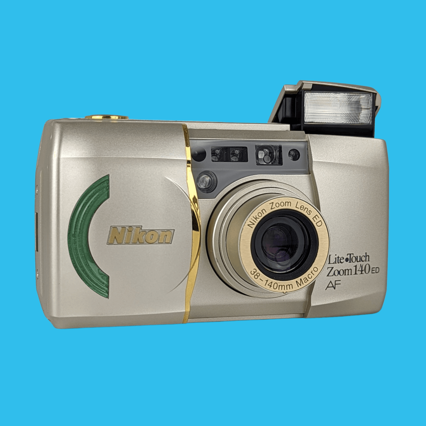 Nikon Lite Touch Zoom 140ED 35mm Film Camera Point and Shoot