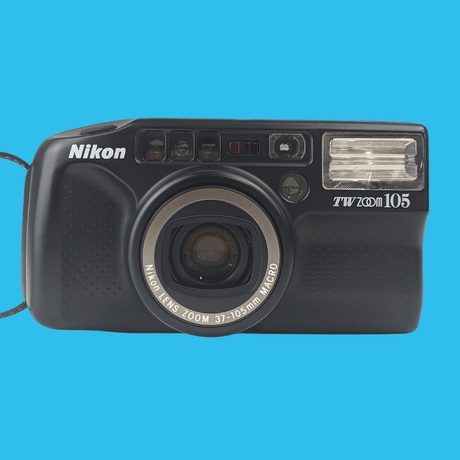 Nikon TW Zoom 105 35mm Film Camera Point and Shoot