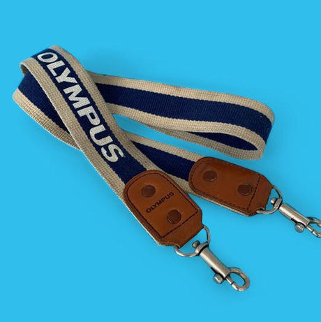 Olympus Blue & Beige SLR Camera Strap