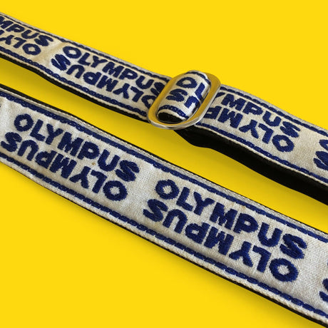 Olympus Blue & White SLR Camera Strap