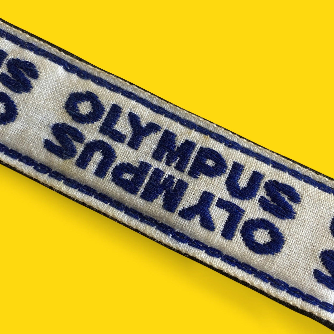 Olympus Blue & White SLR Camera Strap