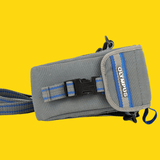 Olympus Grey And Blue Fabric Compact Camera Bag