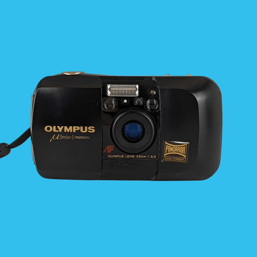 OLYMPUS オリンパス μ mju PANORAMA フィルムカメラ オリンパス Mju PANORAMA 35mm フィルム カメラ ポイント アンド
