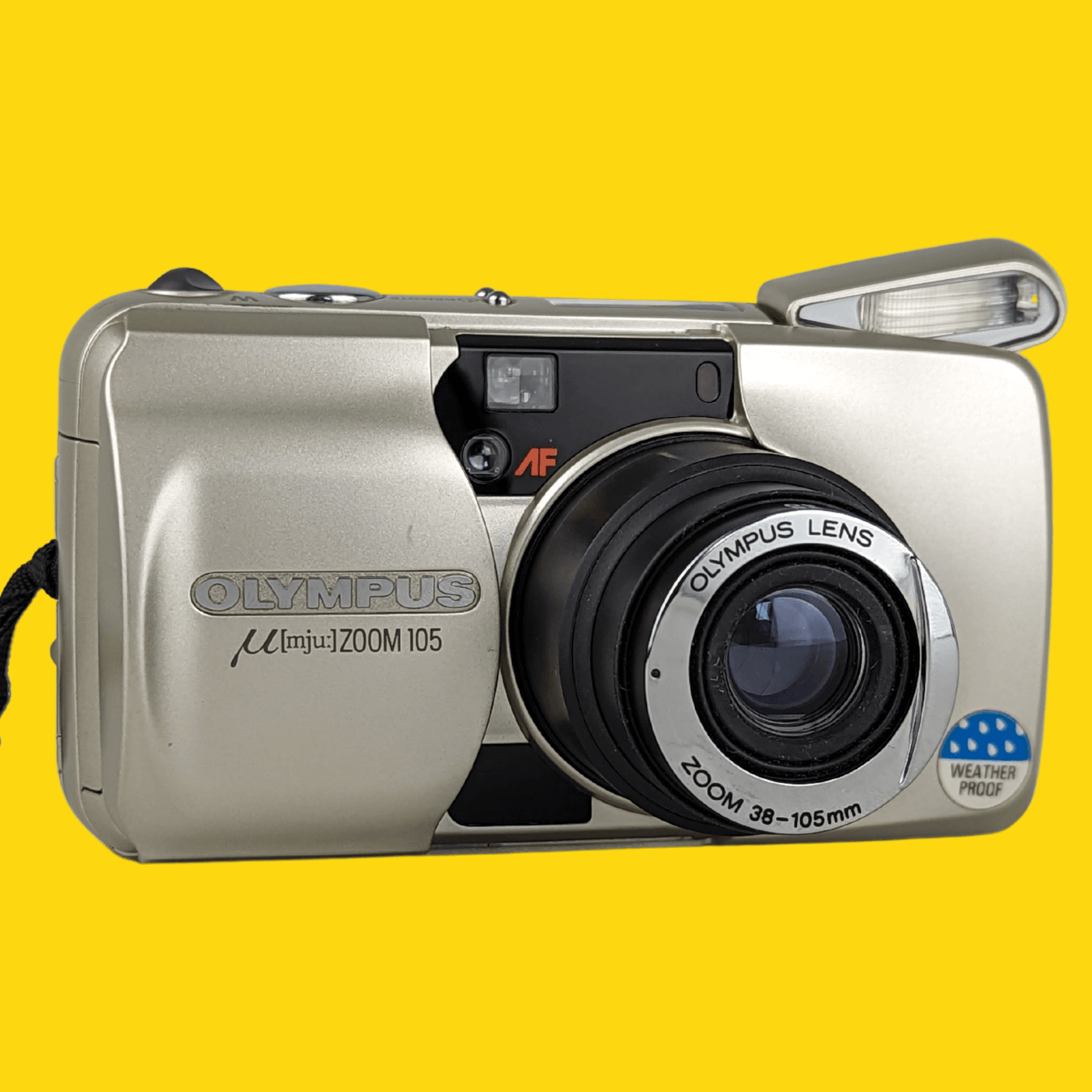 Olympus Mju Zoom 105 Silver 35mm Film Camera Point and Shoot