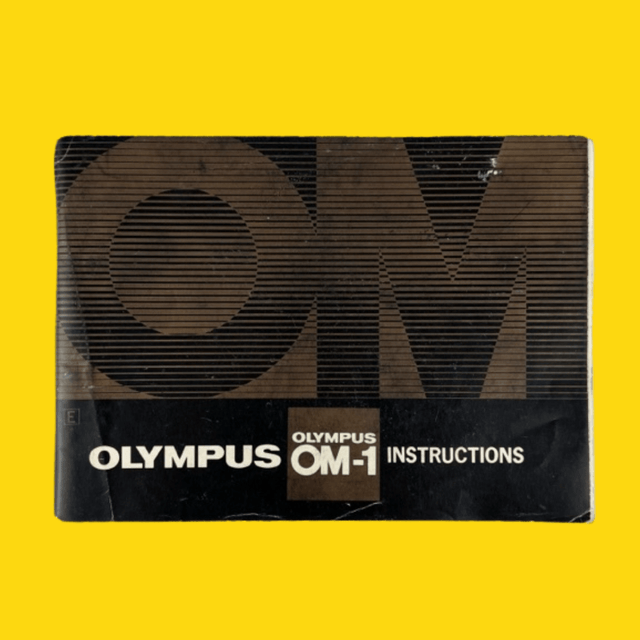 Olympus OM-1 Original Instructions