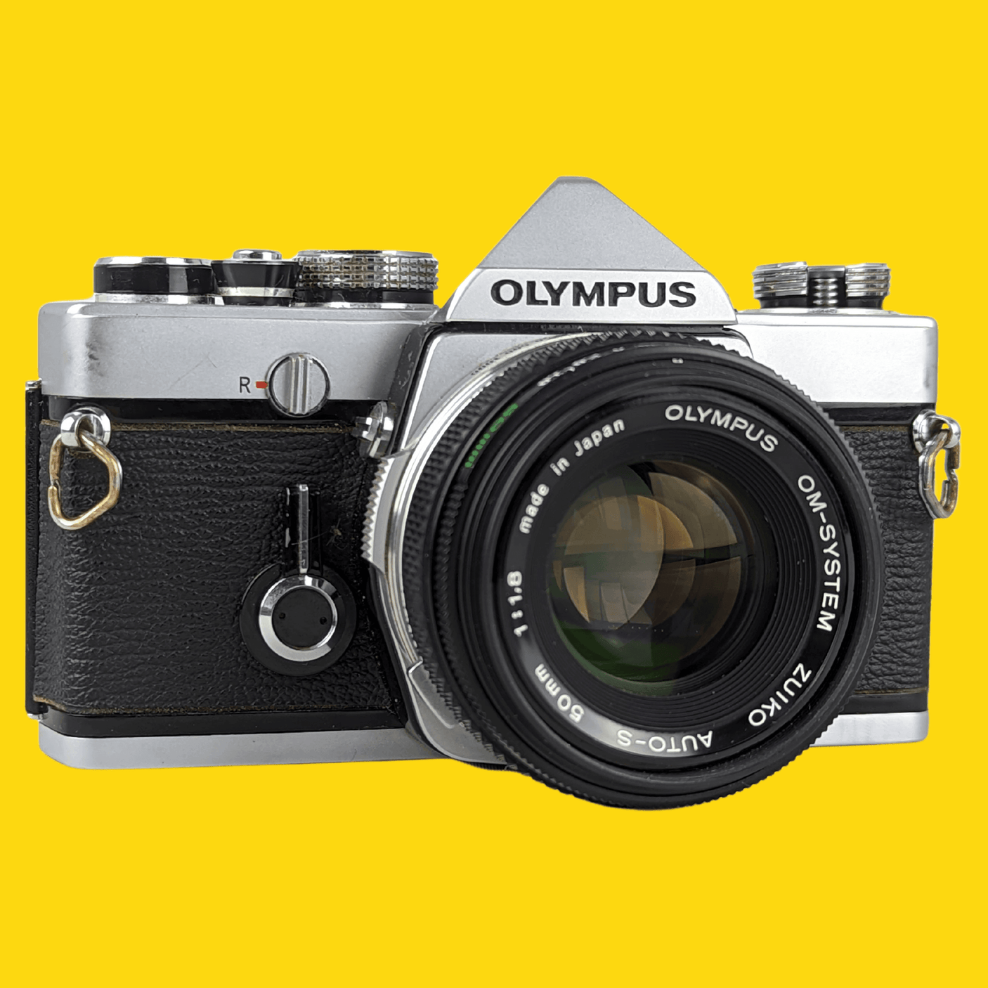 OLYMPUS OM-1 一眼レフ フィルムカメラ + F.ZUIKOレンズ付き - カメラ