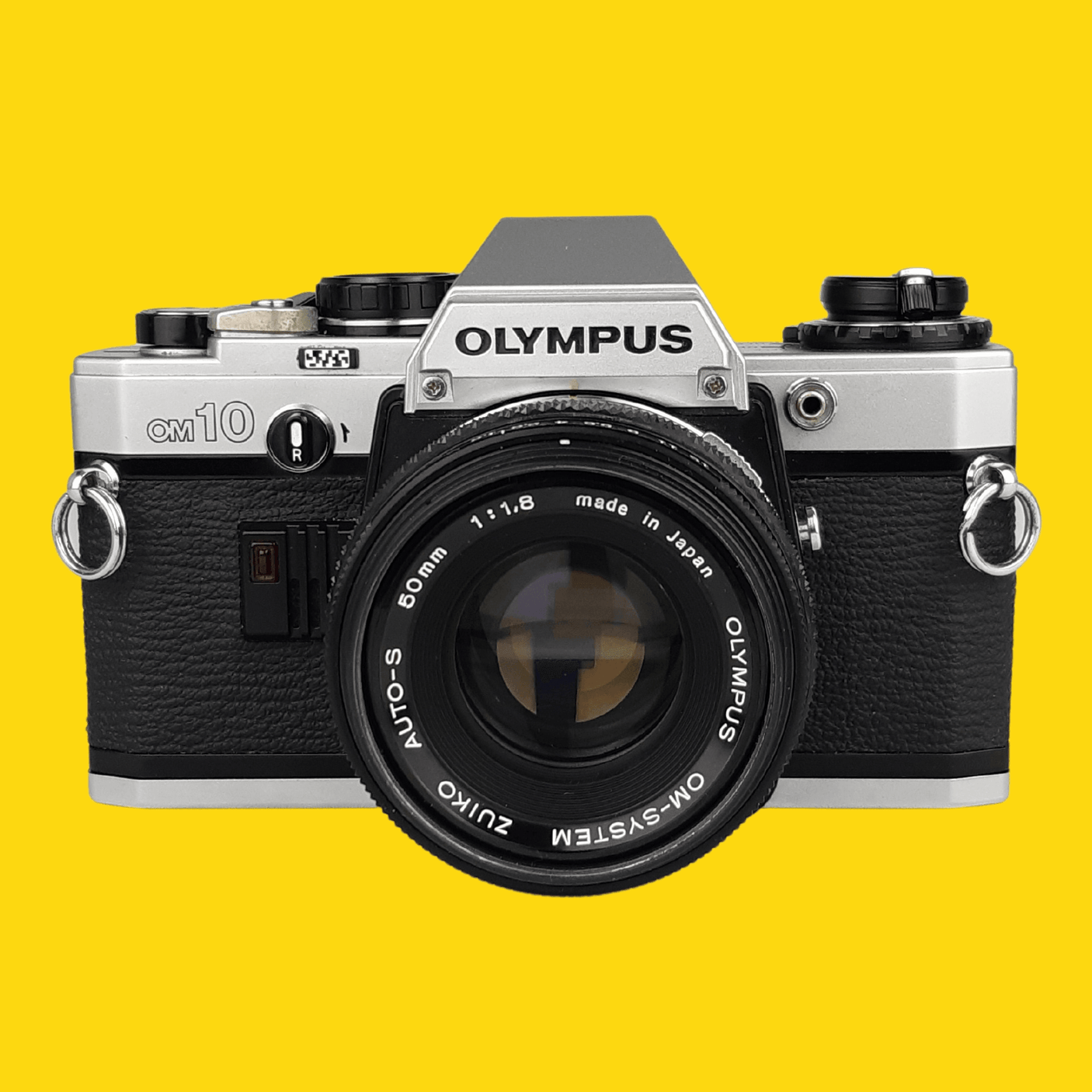 オリンパス OM-10 ビンテージ 35mm フィルム カメラ、F/1.8 50mm