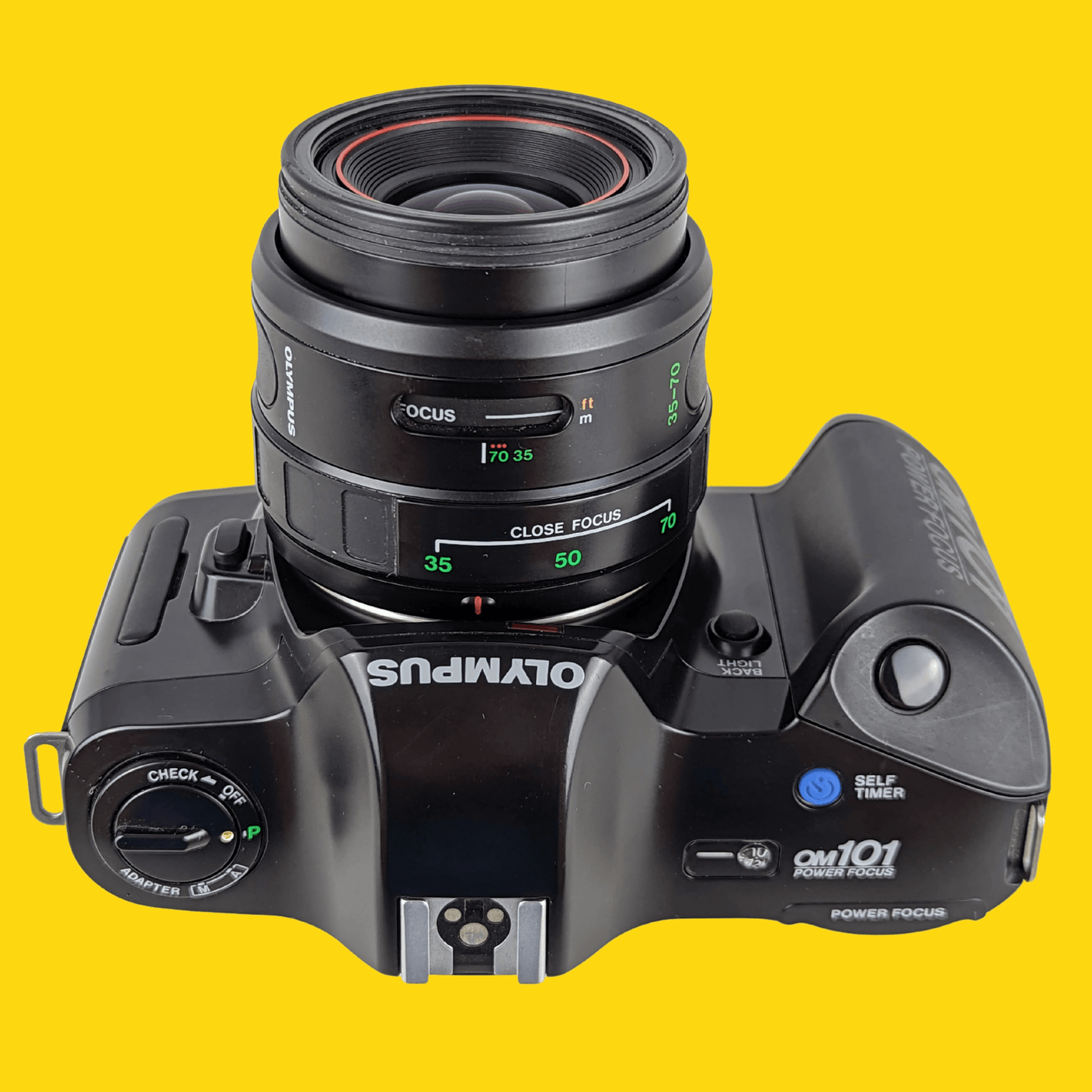 Olympus OM101 Automatic SLR 35mm Film Camera w/ Power Focus Lens