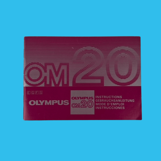 Olympus OM20 Original Instructions