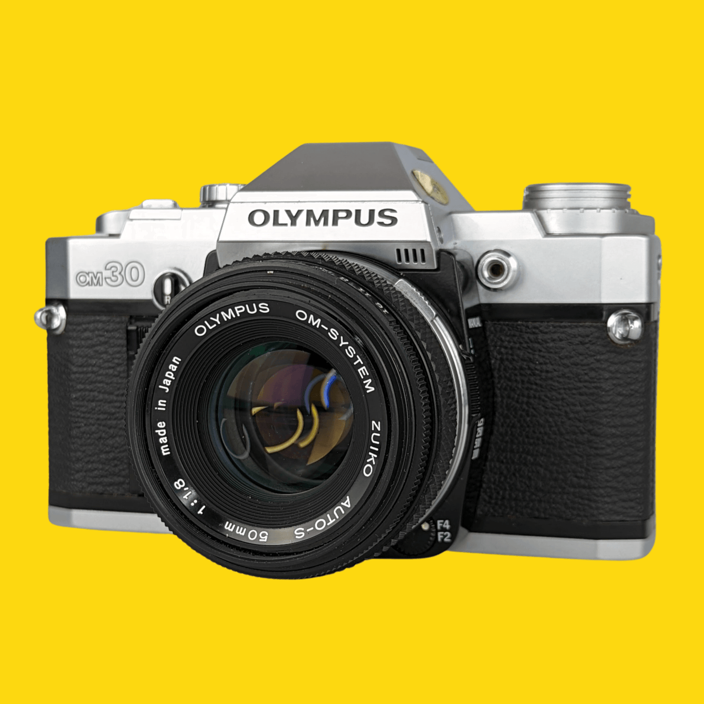オリンパス OM30 ヴィンテージ 35mm フィルム カメラ 50mm f/1.8