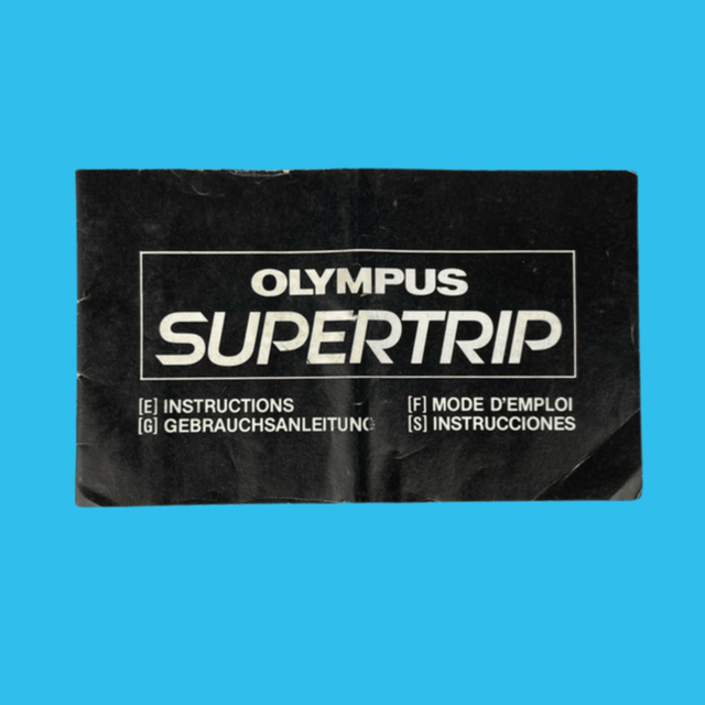 Olympus Super Trip Original Instructions