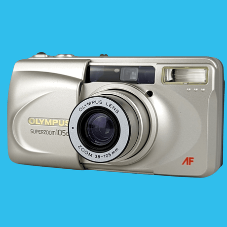 Olympus Superzoom 105G 35mm Film Camera Point and Shoot