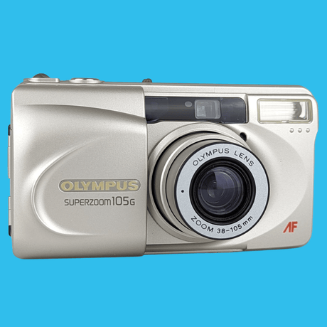 Olympus Superzoom 105G 35mm Film Camera Point and Shoot