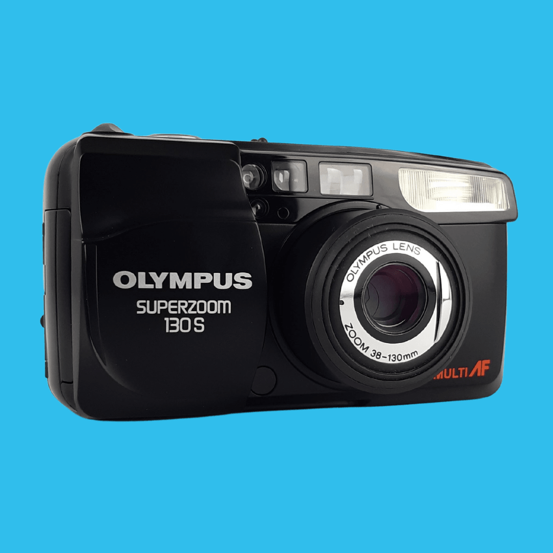 Olympus Superzoom 130S 35mm Film Camera Point and Shoot