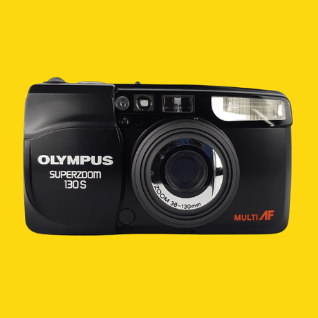 Olympus Superzoom 130S Brand New 35mm Film Camera Point and Shoot