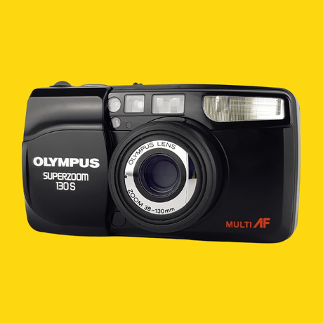 Olympus Superzoom 130S Brand New 35mm Film Camera Point and Shoot