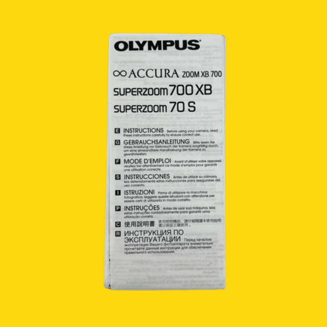 Olympus SUPERZOOM 700XB Original Instructions