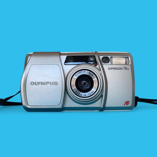 Olympus Superzoom 76S 35mm Film Camera Point and Shoot