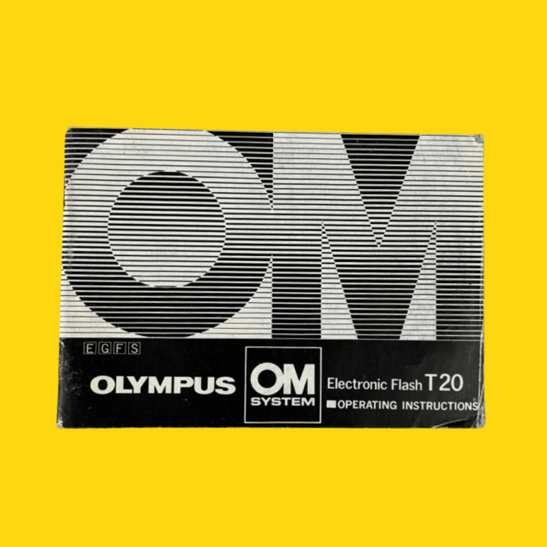 Olympus T20 Electronic Flash Original Instructions