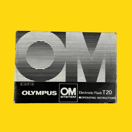 Olympus T20 Electronic Flash Original Instructions