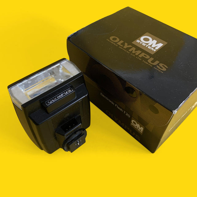 Olympus T20 External Flash Unit for 35mm Film Camera w/ Box