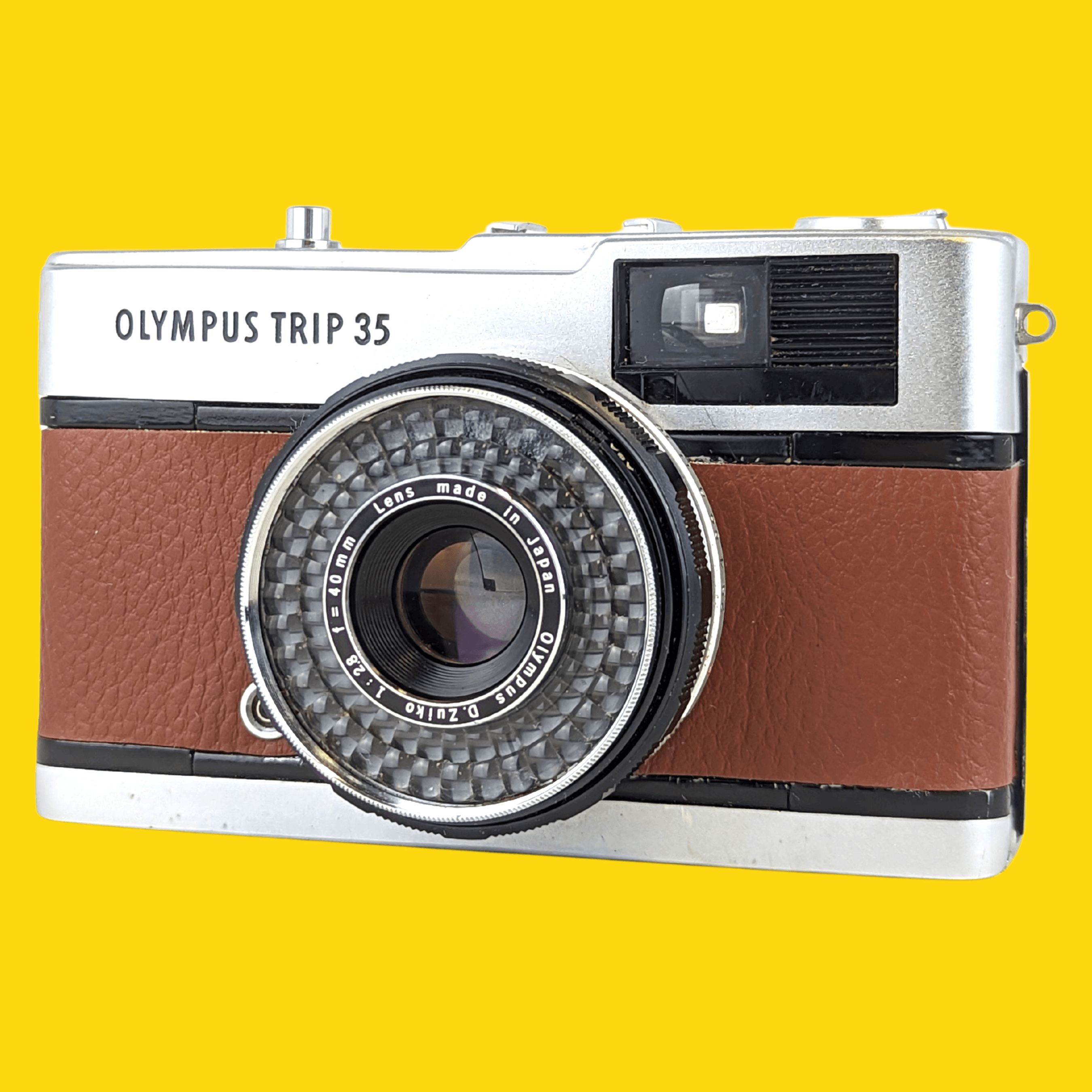 オリンパス トリップ 35 ブラウン ポイント アンド シュート 35mm フィルム カメラ – Film Camera Store