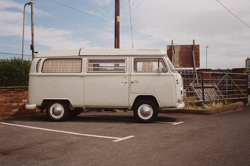 Van on sale white leather