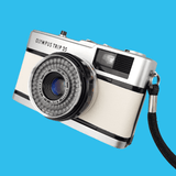 Olympus Trip 35 Custom White Leather Point and Shoot 35mm Film Camera