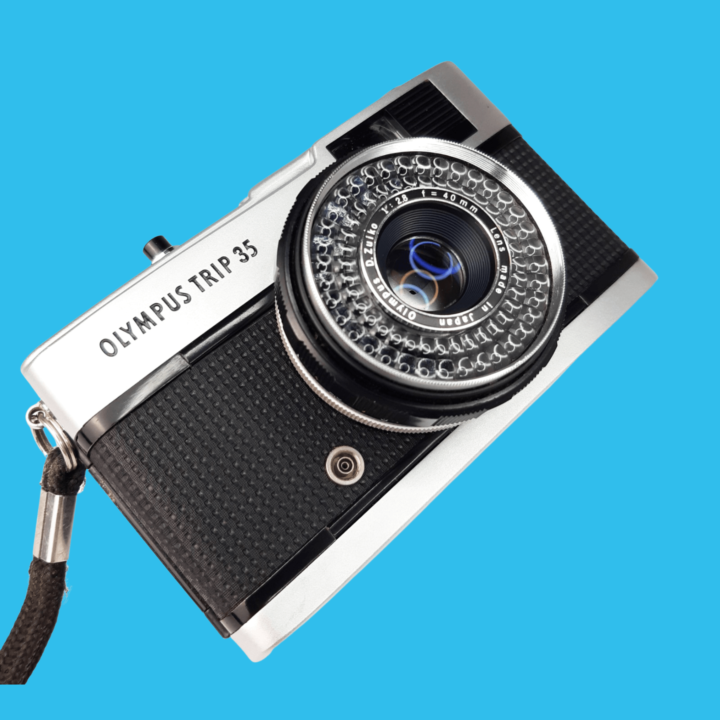 Olympus TRIP35 F0117-259-1-5x Olympus Trip 35 Yellow Leather Point